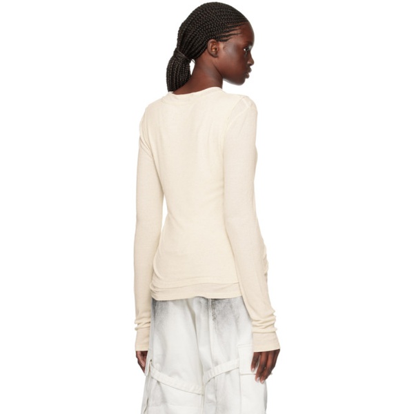 아크네스튜디오 아크네 스튜디오 Acne Studios 오프화이트 Off-White Layered Long Sleeve T-Shirt 241129F110065