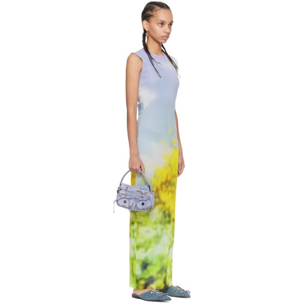 아크네스튜디오 아크네 스튜디오 Acne Studios Multicolor Blurred Maxi Dress 241129F055002