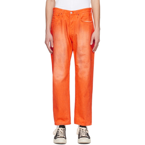 아크네스튜디오 아크네 스튜디오 Acne Studios Orange Relaxed-Fit Jeans 241129M186024