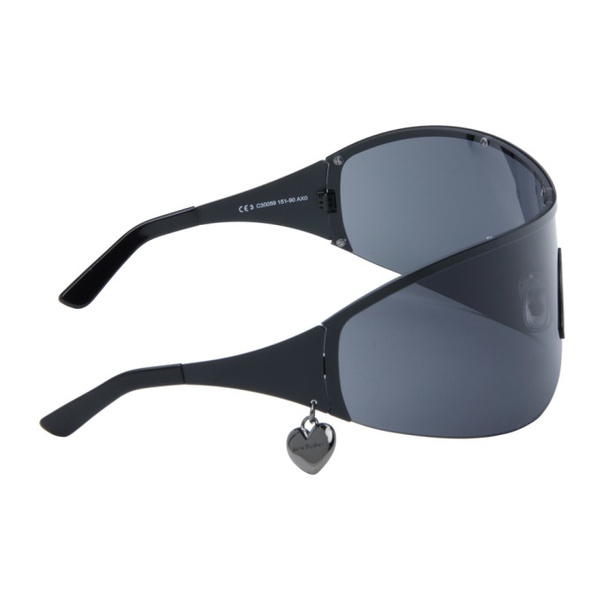 아크네스튜디오 아크네 스튜디오 Acne Studios Black Metal Frame Sunglasses 241129M134001