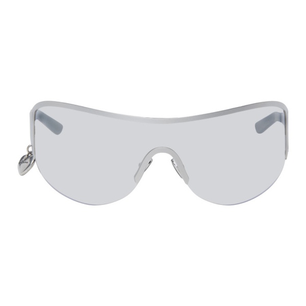 아크네스튜디오 아크네 스튜디오 Acne Studios Silver Metal Frame Sunglasses 241129M134000