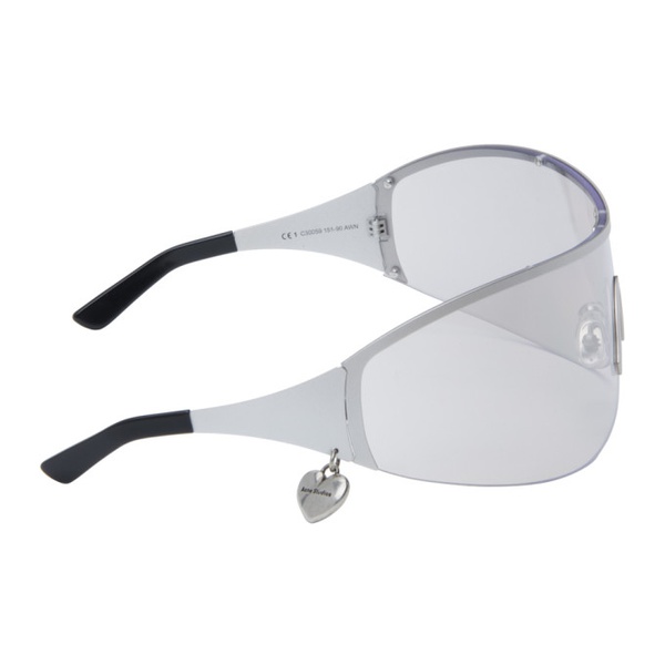 아크네스튜디오 아크네 스튜디오 Acne Studios Silver Metal Frame Sunglasses 241129M134000
