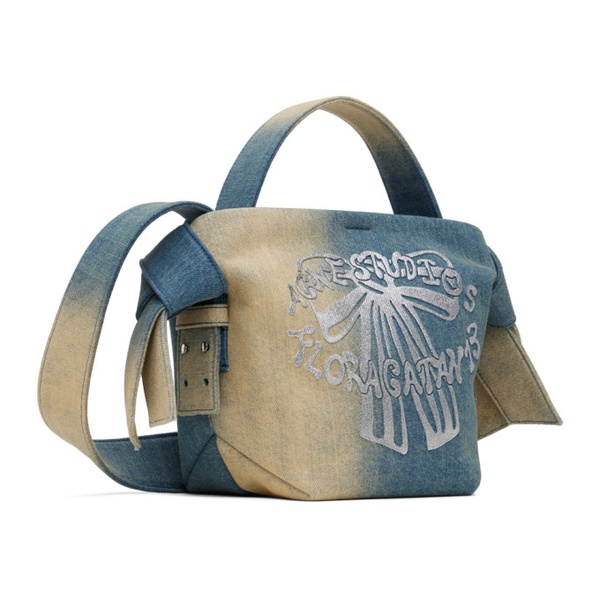 아크네스튜디오 아크네 스튜디오 Acne Studios Blue Musubi Mini Shoulder Bag 241129F048030