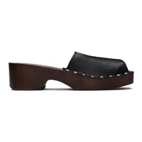 아크네 스튜디오 Acne Studios Black Studded Clogs 232129F121005