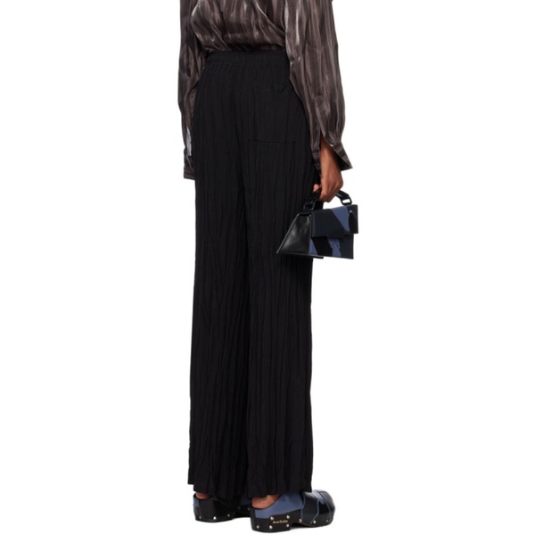 아크네스튜디오 아크네 스튜디오 Acne Studios SSENSE Exclusive Black Trousers 231129F087004
