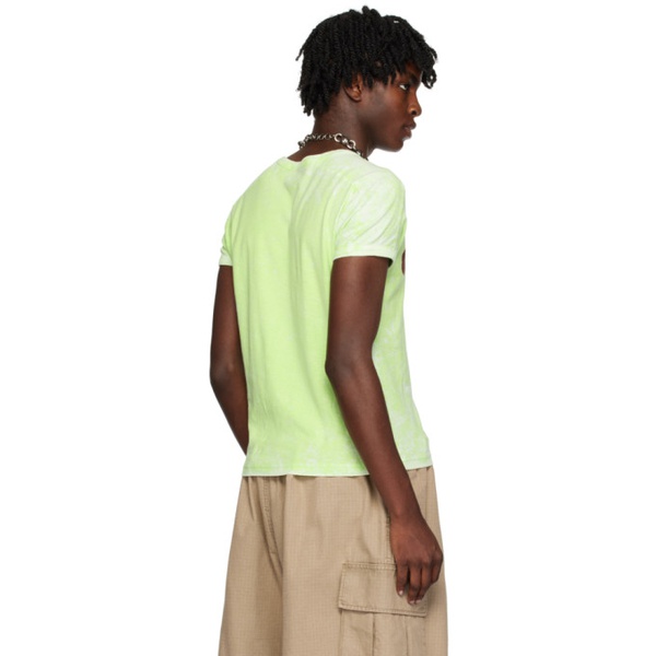 아크네스튜디오 아크네 스튜디오 Acne Studios Green Bleached T-Shirt 232129M213063