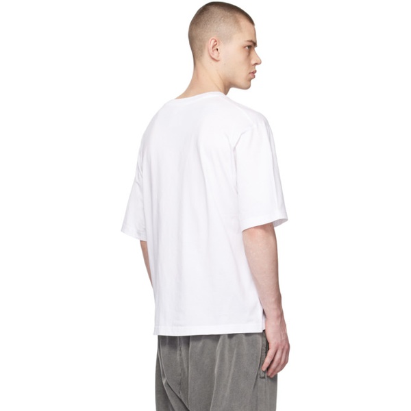 아크네스튜디오 아크네 스튜디오 Acne Studios White Patch Pocket T-Shirt 231129M213070