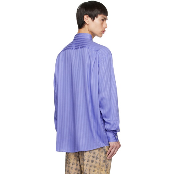 아크네스튜디오 아크네 스튜디오 Acne Studios Blue Stripe Shirt 231129M192039