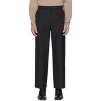 아크네 스튜디오 Acne Studios Black Regular Fit Trousers 231129M191034