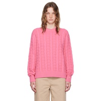 아크네 스튜디오 Acne Studios Pink Cable Sweater 242129F096002