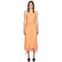 아크네 스튜디오 Acne Studios Orange Wrap Maxi Dress 242129F055002