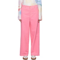아크네 스튜디오 Acne Studios Pink Cord Trousers 242129F087005