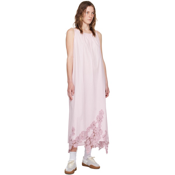 아크네스튜디오 아크네 스튜디오 Acne Studios Pink Strap Maxi Dress 242129F055003