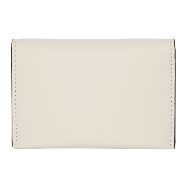 아크네스튜디오 아크네 스튜디오 Acne Studios 오프화이트 Off-White Folded Leather Card Holder 242129M163008