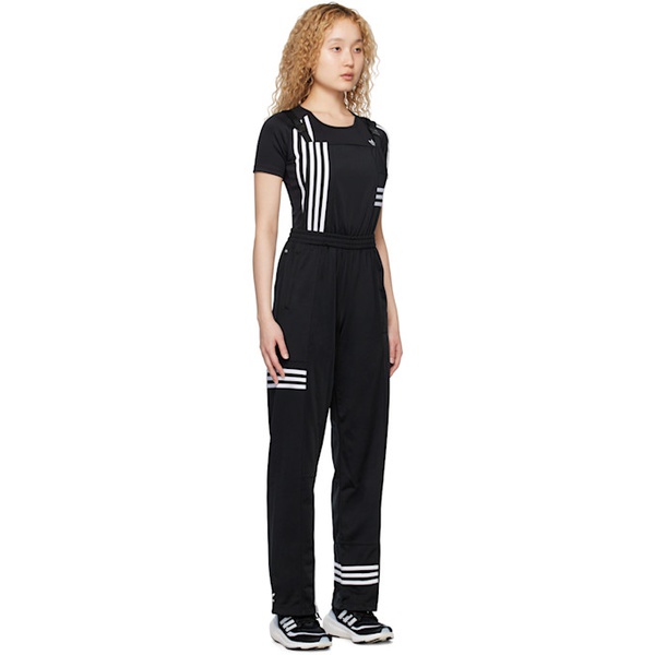 아디다스 아디다스 오리지널 Adidas Originals Black 3-Stripes Overalls 231751F070000