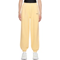 아디다스 오리지널 Adidas Originals Yellow Printed Lounge Pants 231751F086016