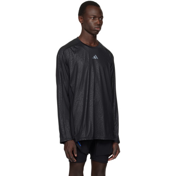 아디다스 아디다스 오리지널 Adidas Originals Black Workout Long Sleeve T-Shirt 231751M213030