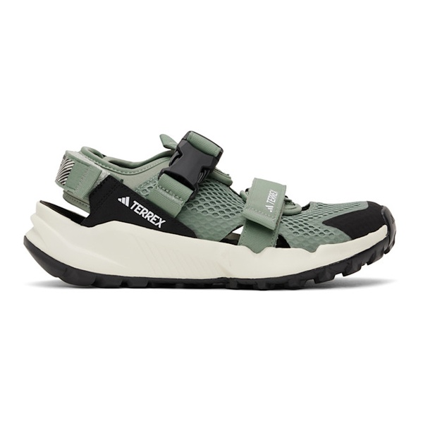 아디다스 아디다스 오리지널 Adidas Originals Green Terrex Hydroterra Sandals 241751M234014