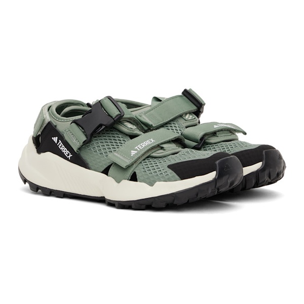 아디다스 아디다스 오리지널 Adidas Originals Green Terrex Hydroterra Sandals 241751M234014