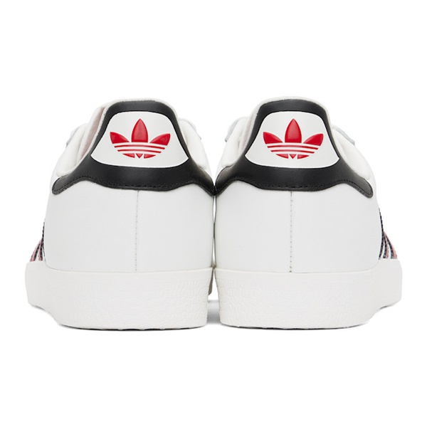 아디다스 아디다스 오리지널 Adidas Originals White Gazelle Sneakers 241751M237057