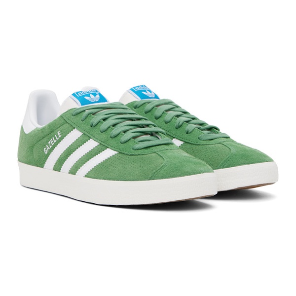아디다스 아디다스 오리지널 Adidas Originals Green Gazelle Sneakers 241751M237051