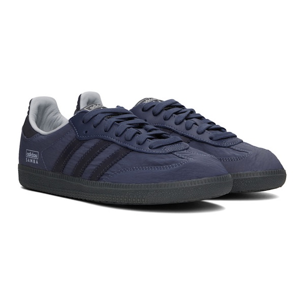 아디다스 아디다스 오리지널 Adidas Originals Navy Samba OG Sneakers 241751M237102