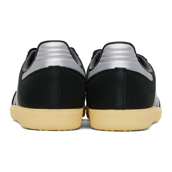 아디다스 아디다스 오리지널 Adidas Originals Black Samba OG Sneakers 241751M237110