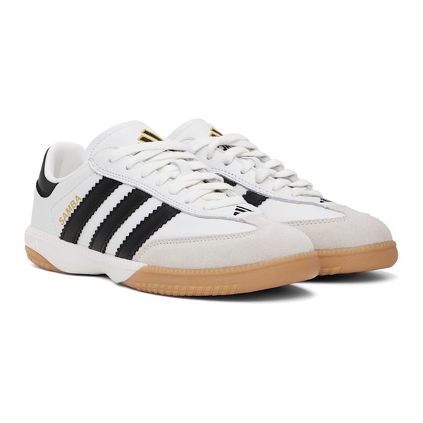 아디다스 아디다스 오리지널 Adidas Originals White Samba MN Sneakers 242751M237001