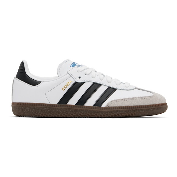 아디다스 아디다스 오리지널 Adidas Originals White Samba OG Sneakers 242751M237025