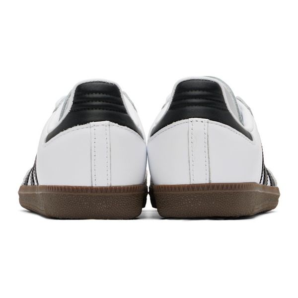 아디다스 아디다스 오리지널 Adidas Originals White Samba OG Sneakers 242751M237025