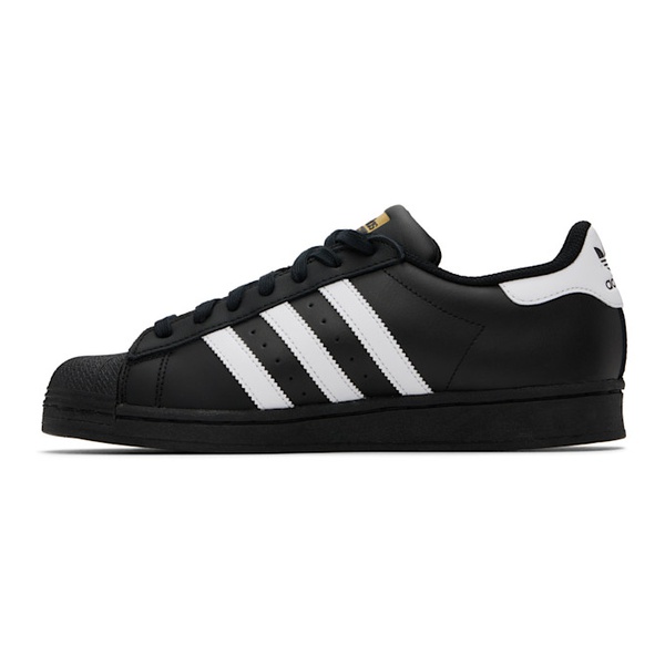 아디다스 아디다스 오리지널 Adidas Originals Black Superstar Sneakers 242751M237035