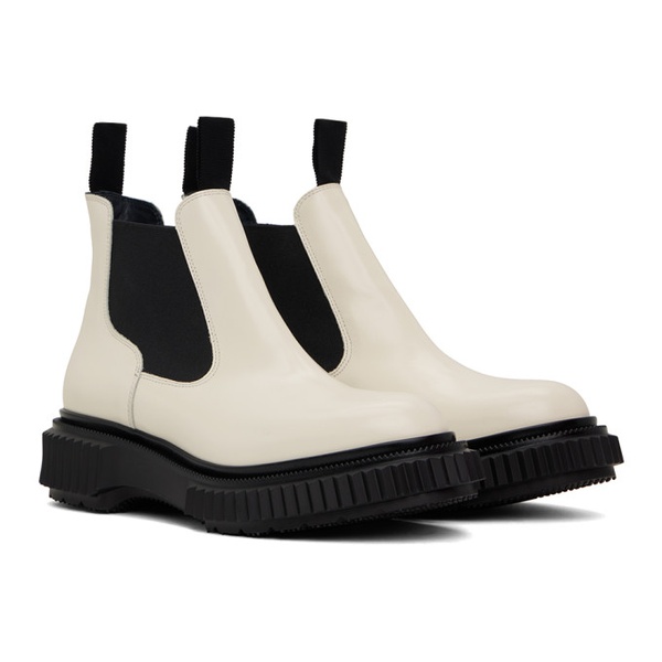  아듀 Adieu 오프화이트 Off-White Type 191 Chelsea Boots 241546M223004