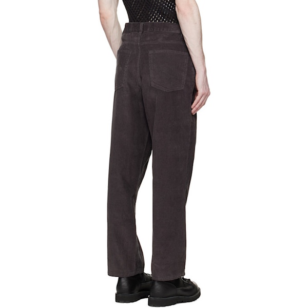  Adsum Gray Five-Pocket Trousers 231656M191000