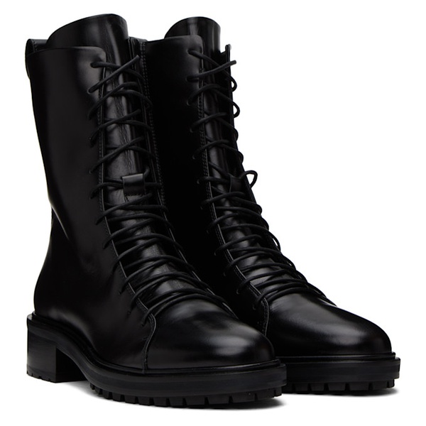  Aeyde Black Isa Boots 232454F113008