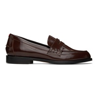 Aeyde Brown Oscar Loafers 241454F121000