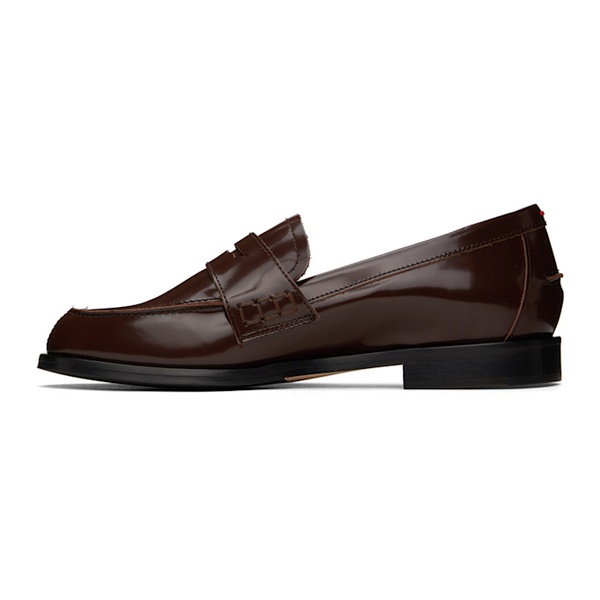  Aeyde Brown Oscar Loafers 241454F121000