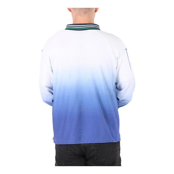  알루왈리아 Ahluwalia Expression Long-Sleeve Cotton Polo Shirt MSS22AHL15