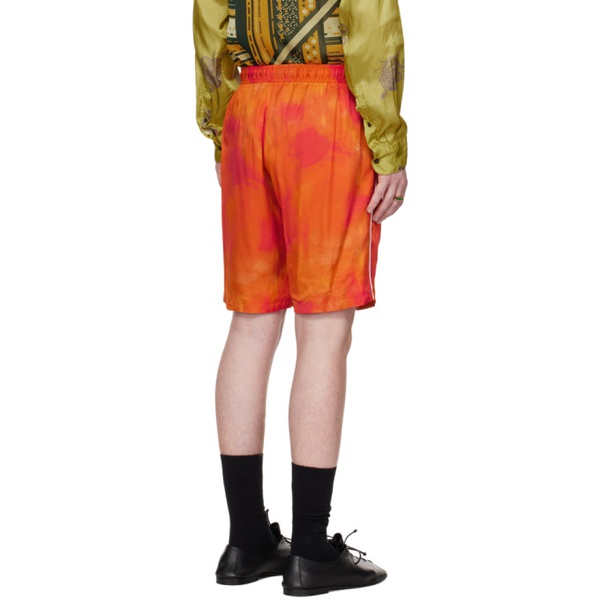  알루왈리아 Ahluwalia Orange Bassar Shorts 231291M193001