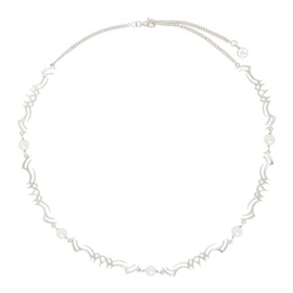 앨런 크로세티 Alan Crocetti Silver Pearl Choker 241201M145009