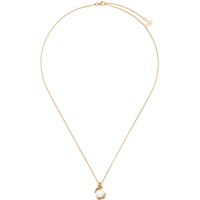 앨런 크로세티 Alan Crocetti Gold Pearl In Heat Necklace 241201M145012