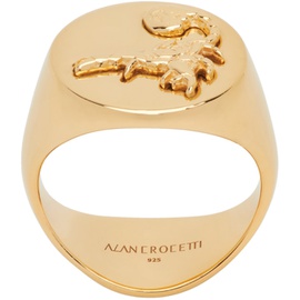 앨런 크로세티 Alan Crocetti Gold Hybrid Ring 241201M147001