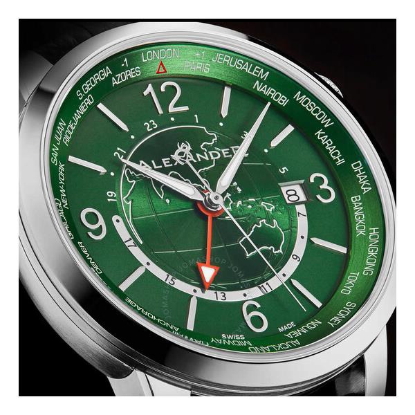  Alexander 2 Quartz Green Dial Mens Watch A171B-04