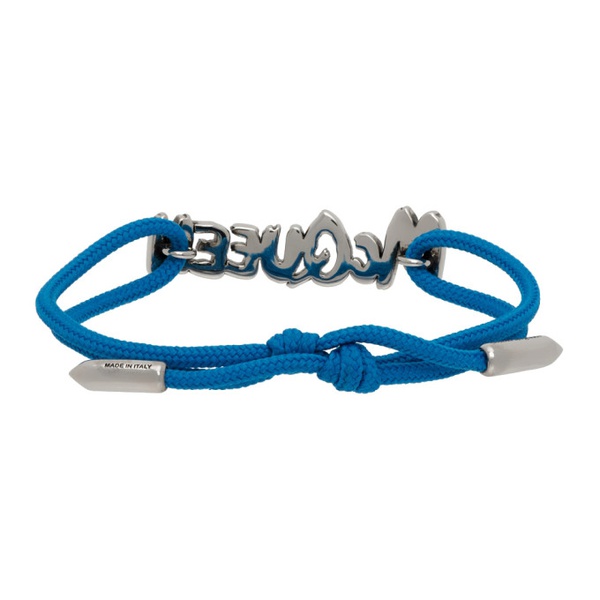 알렉산더 맥퀸 알렉산더맥퀸 Alexander McQueen Blue Graffiti Bracelet 222259M142019