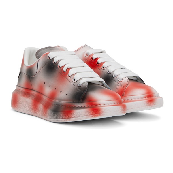 알렉산더 맥퀸 알렉산더맥퀸 Alexander McQueen White & Red Oversized Sneakers 231259M237017