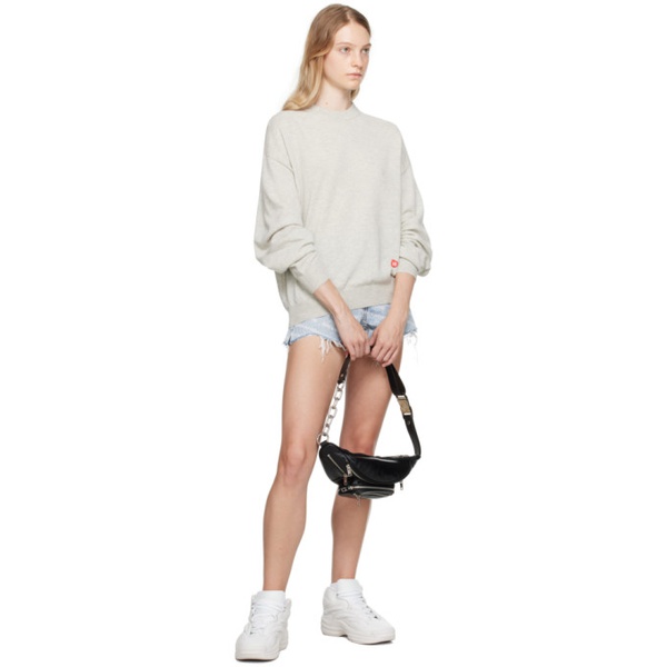 알렉산더왕 알렉산더 왕 Alexander Wang Gray Patch Sweater 232187F098003