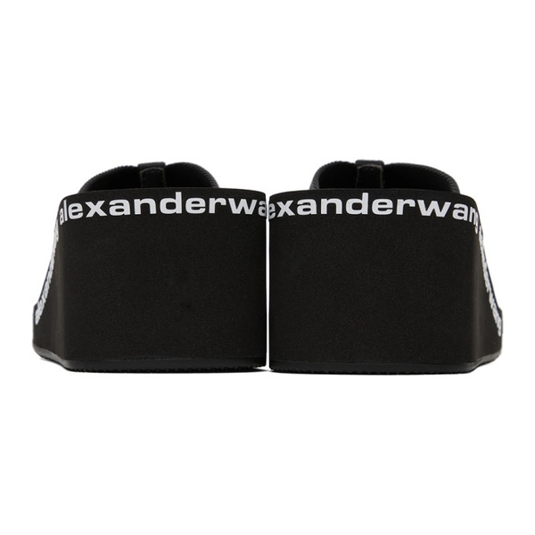 알렉산더왕 알렉산더 왕 Alexander Wang Black Wedge Sandals 232187F125002
