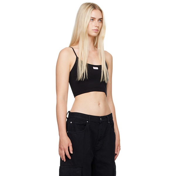 알렉산더왕 알렉산더 왕 Alexander Wang Black Seamless Tank Top 242187F111005