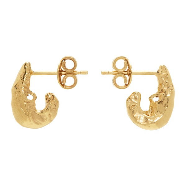  알리기에리 Alighieri Gold The Mini Gilded Crustacean Earrings 232137F022012