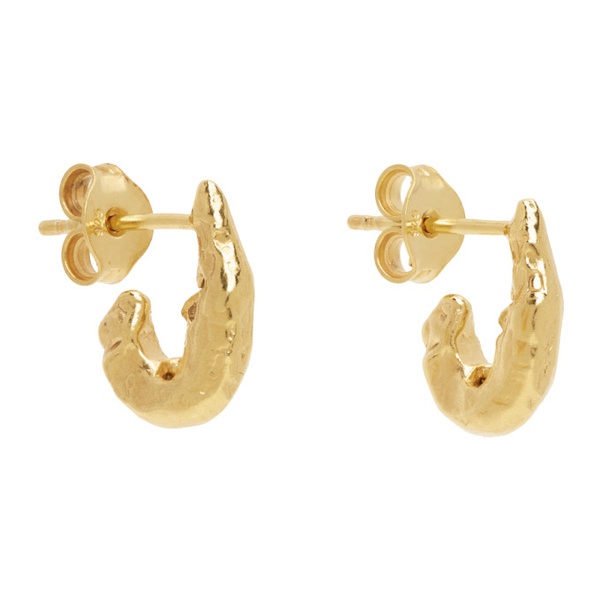  알리기에리 Alighieri Gold The Mini Gilded Crustacean Earrings 232137F022012