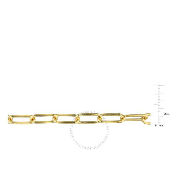  A모우 MOUR 6mm Paperclip Chain Bracelet In Yellow Plated Sterling Silver, 7.5 In JMS008720
